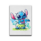 Hula Dance Experiment - Canvas Print