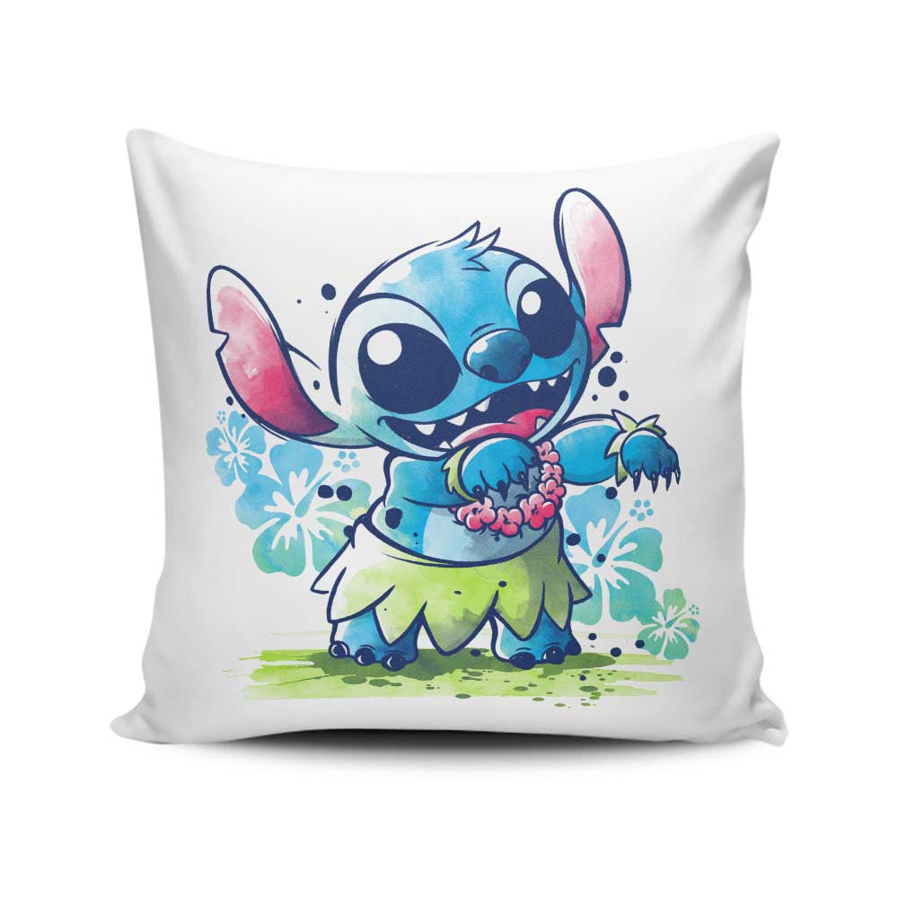 Hula Dance Experiment - Throw Pillow