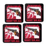 Hunt 'Em All - Coasters