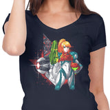 Hunter at Night - Women's V-Neck