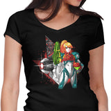 Hunter at Night - Women's V-Neck