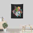 Hunter at Night - Wall Tapestry