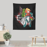 Hunter at Night - Wall Tapestry