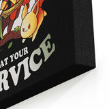 Hunter at Your Service - Canvas Print