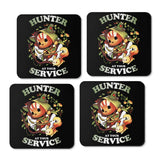 Hunter at Your Service - Coasters
