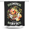 Hunter at Your Service - Shower Curtain