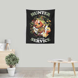 Hunter at Your Service - Wall Tapestry