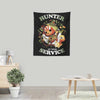 Hunter at Your Service - Wall Tapestry