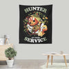Hunter at Your Service - Wall Tapestry