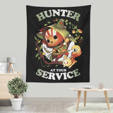 Hunter at Your Service - Wall Tapestry