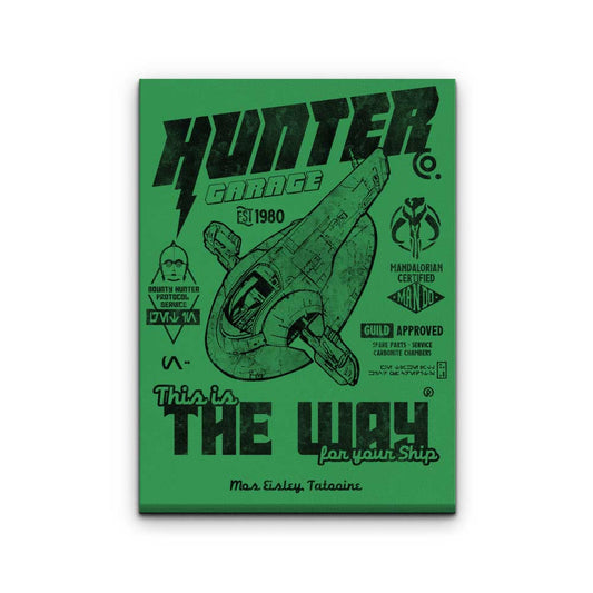 Hunter Garage - Canvas Print