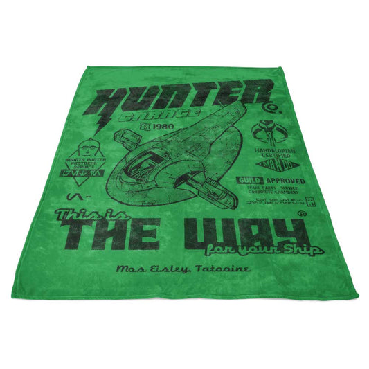 Hunter Garage - Fleece Blanket