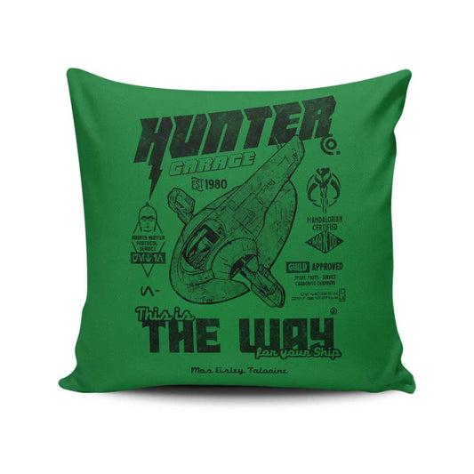 Hunter Garage - Throw Pillow