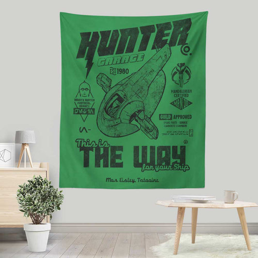 Hunter Garage - Wall Tapestry