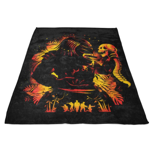 Hunter of Human (Alt) - Fleece Blanket