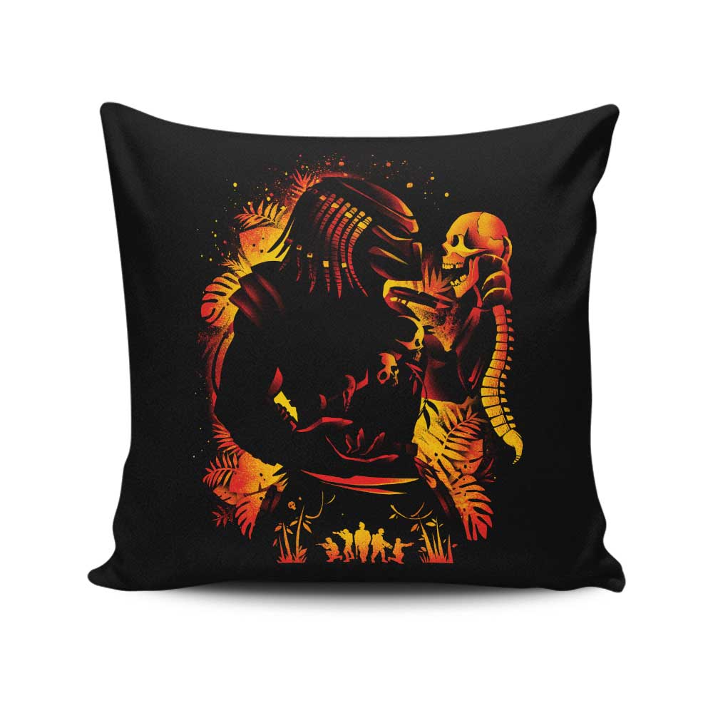 Hunter of Human (Alt) - Throw Pillow