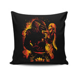Hunter of Human (Alt) - Throw Pillow