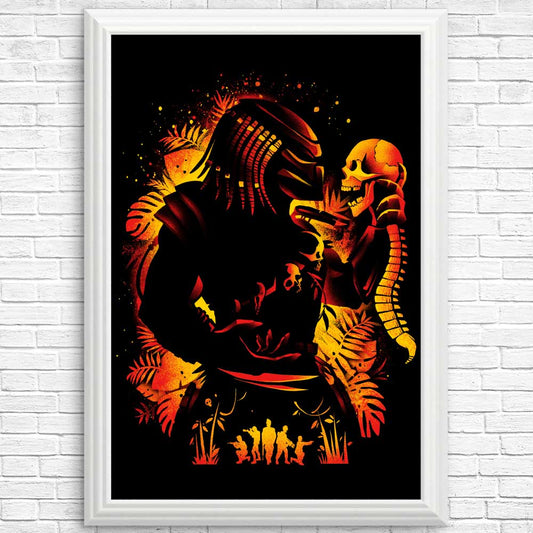 Hunter of Human (Alt) - Posters & Prints
