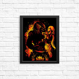 Hunter of Human (Alt) - Posters & Prints