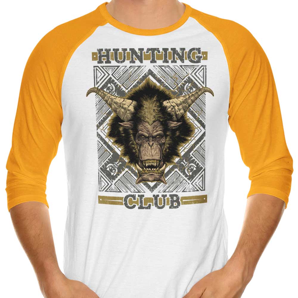 Hunting Club: Rajang - 3/4 Sleeve Raglan T-Shirt