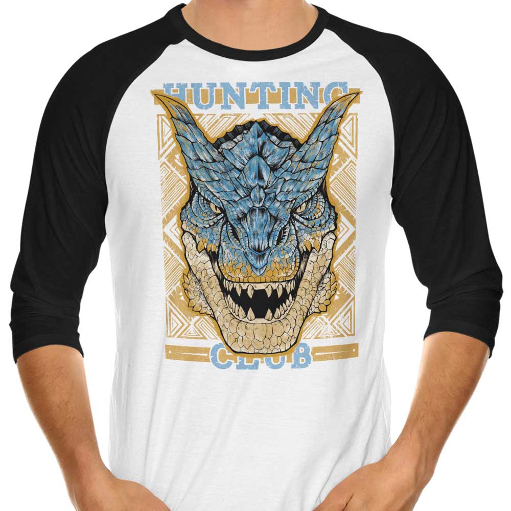 Hunting Club: Tigrex - 3/4 Sleeve Raglan T-Shirt