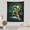 Hunting in Space - Wall Tapestry