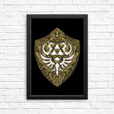 Hylian Victoriana (Gold) - Posters & Prints