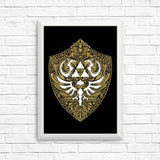 Hylian Victoriana (Gold) - Posters & Prints