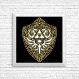Hylian Victoriana (Gold) - Posters & Prints