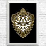 Hylian Victoriana (Gold) - Posters & Prints