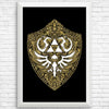 Hylian Victoriana (Gold) - Posters & Prints