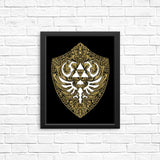 Hylian Victoriana (Gold) - Posters & Prints