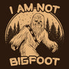 I Am Not Bigfoot - Canvas Print