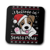 I Believe in Santa Paws - Coasters