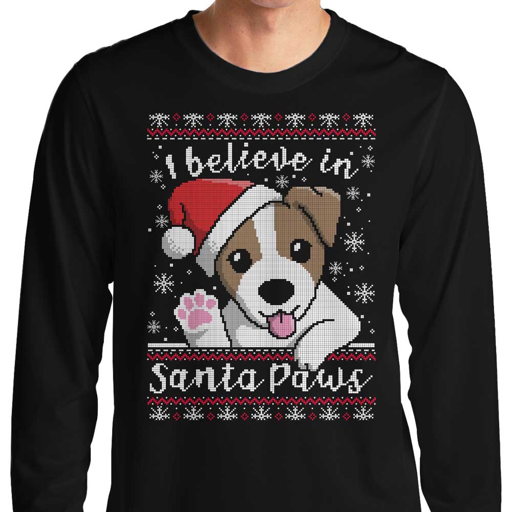 I Believe in Santa Paws - Long Sleeve T-Shirt