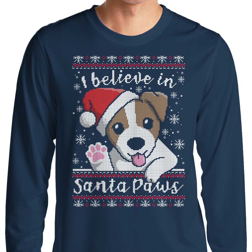 I Believe in Santa Paws - Long Sleeve T-Shirt