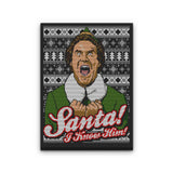 I Know Him Sweater - Canvas Print