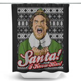 I Know Him Sweater - Shower Curtain