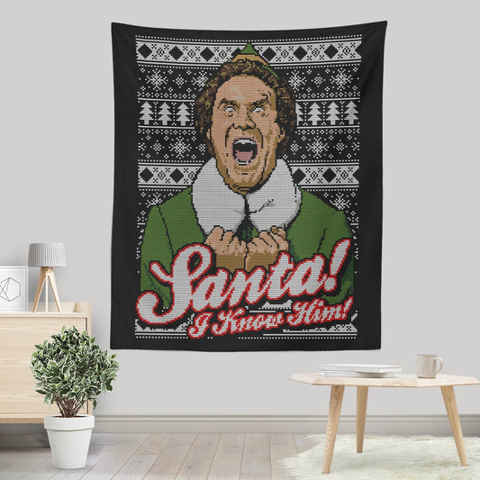 I Know Him Sweater - Wall Tapestry