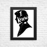 I Know - Posters & Prints