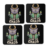 I Love the Chaos - Coasters