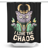 I Love the Chaos - Shower Curtain