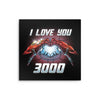 I Love You 3000 - Metal Print