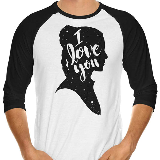 I Love You - 3/4 Sleeve Raglan T-Shirt