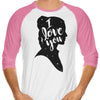 I Love You - 3/4 Sleeve Raglan T-Shirt