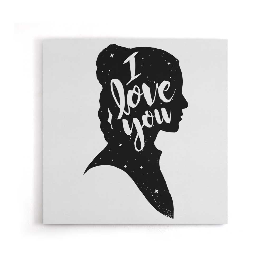 I Love You - Canvas Print