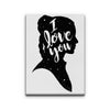 I Love You - Canvas Print