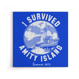 I Survived Amity Island - Canvas Print