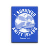 I Survived Amity Island - Canvas Print