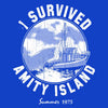 I Survived Amity Island - Throw Pillow